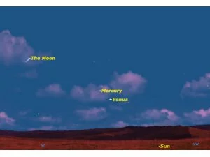 Сейчас самое время наблюдать в вечернем небе неуловимый Меркурий
