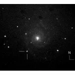 Третья яркая сверхновая обнаружена в спиральной галактике M74