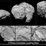 Ученые выбрали 5 возможных мест для высадки зонда на комету 67Р