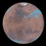 На Марсе имеется пояс ледников, состоящих из замерзшей воды